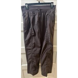 NWT CALIA Womens NYLUXE Mid-Rise Cinch Jogger Pants Plum XS